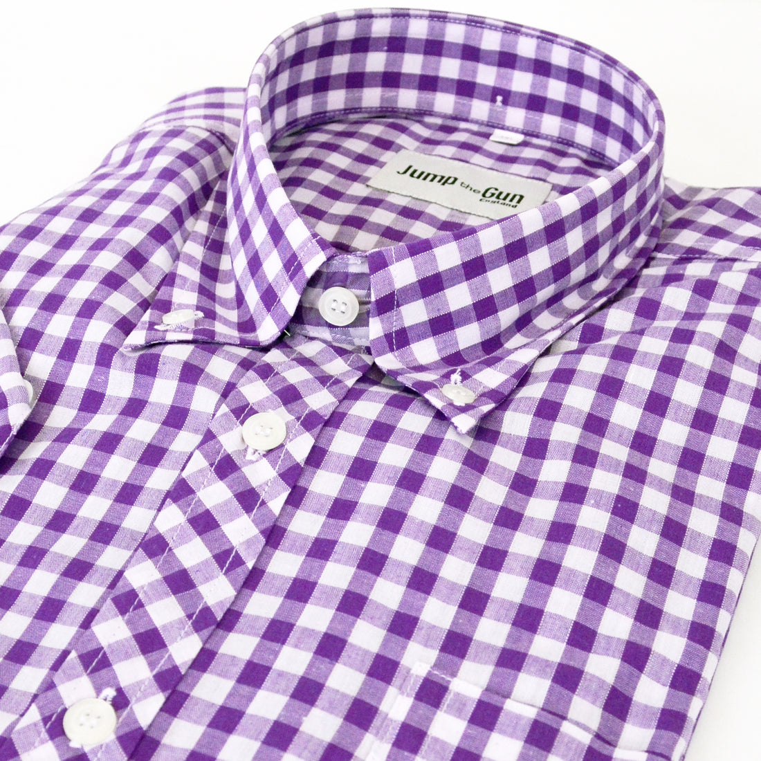 JTG Lilac Gingham L/S