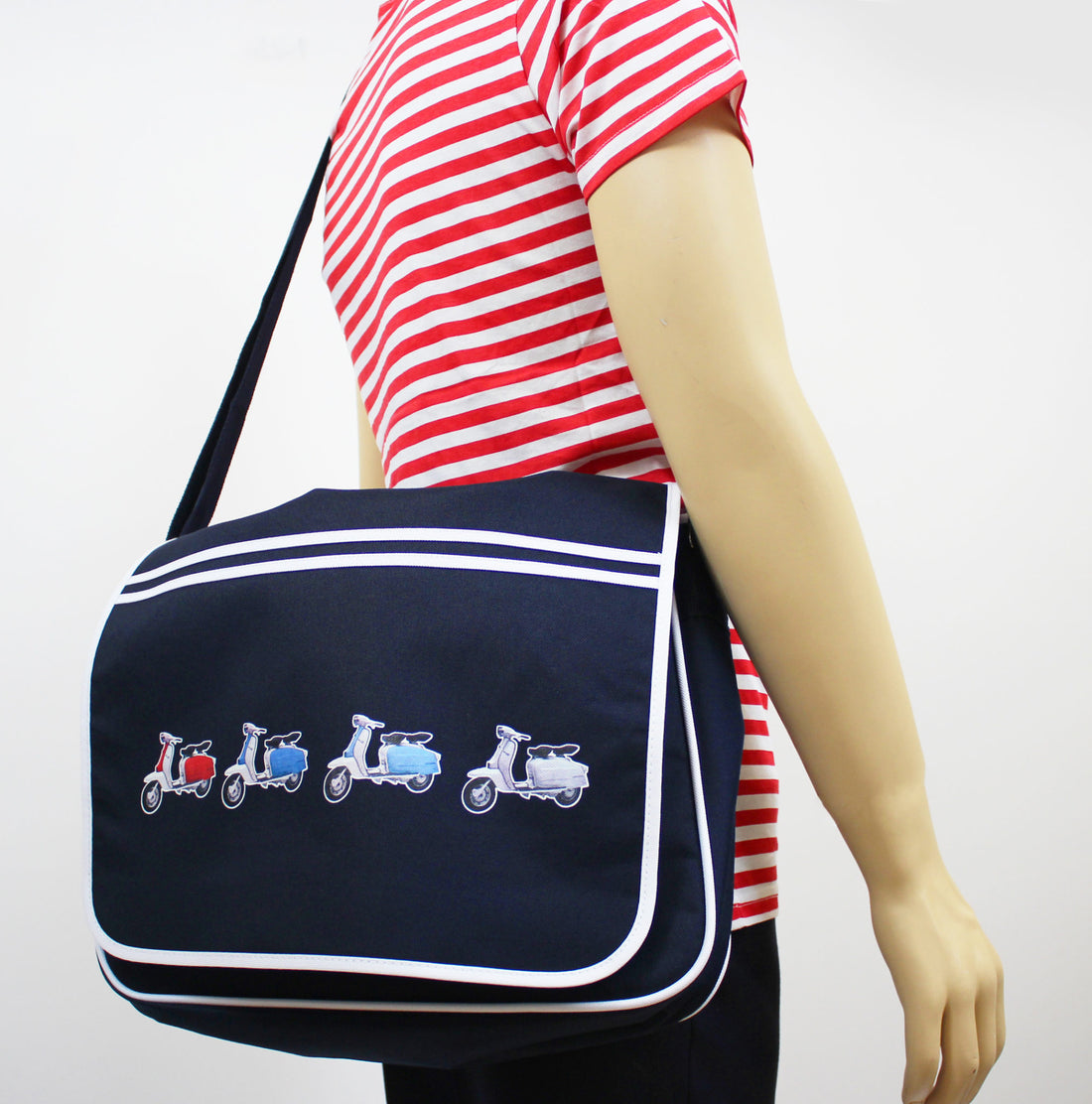 JtG Messenger Bag - Four Scooters