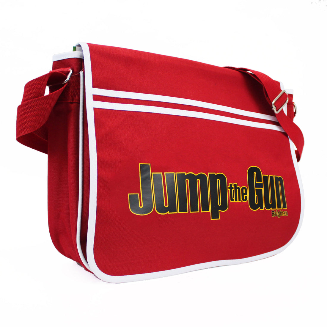 JtG Messenger Bag - Black/Gold Logo