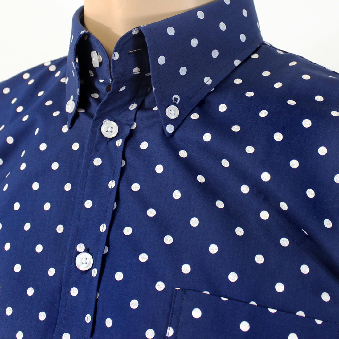 JTG Navy Polka S/S