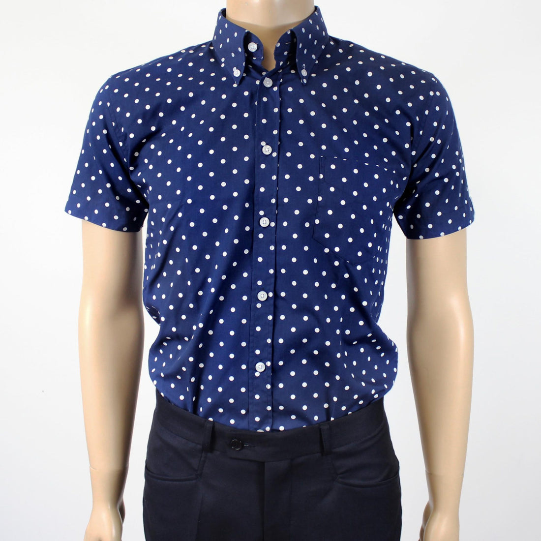 JTG Navy Polka S/S