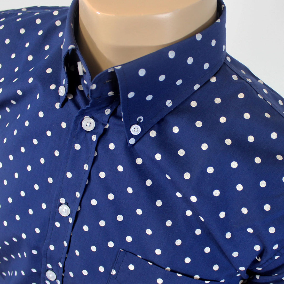 JTG Navy Polka S/S