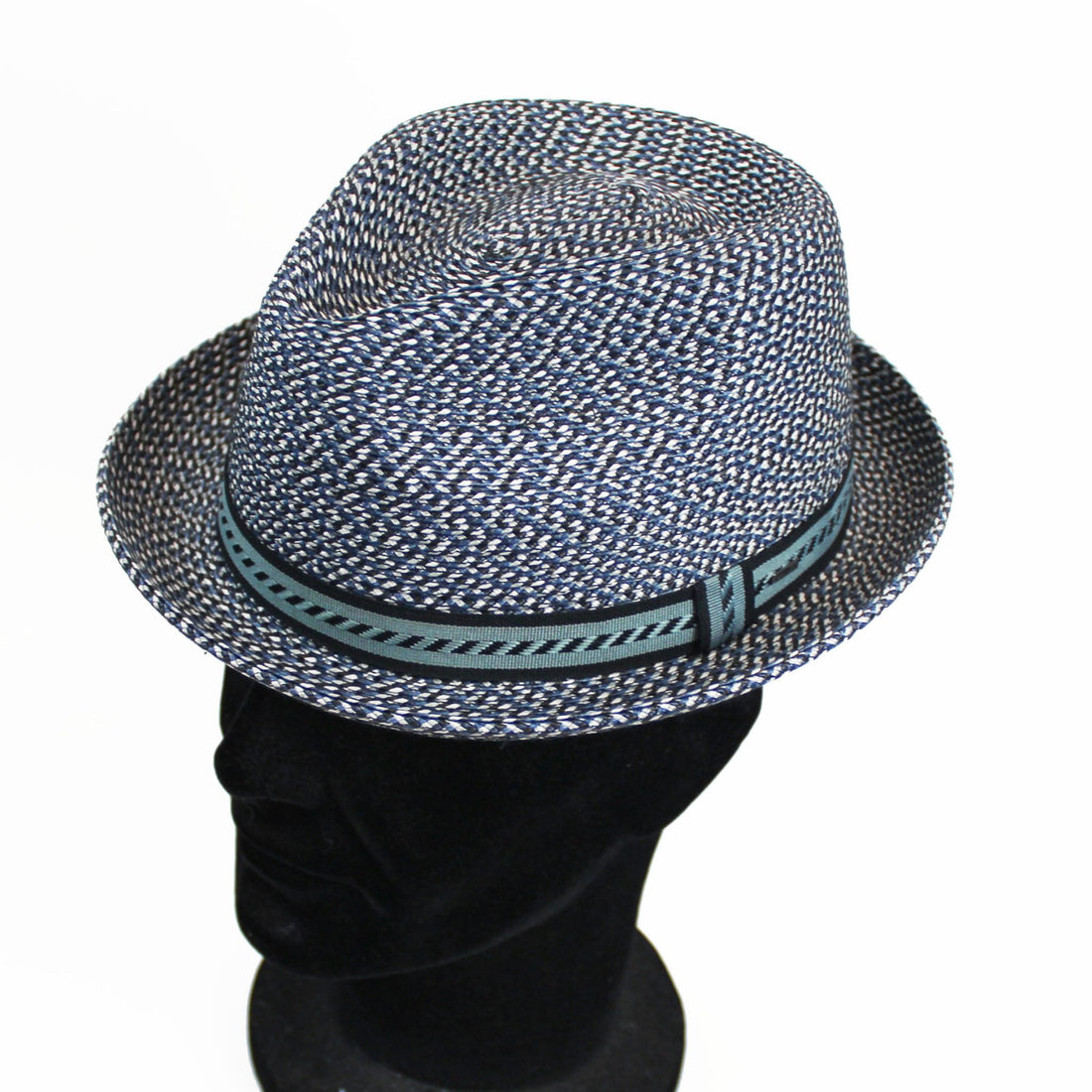 Bailey Of Hollywood Fedora - Navy Multi