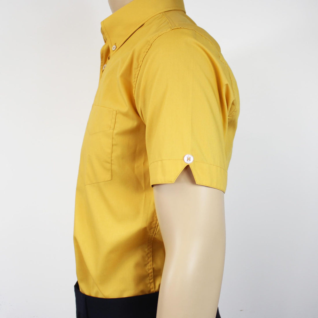 Short Sleeve Button Down - Ochre