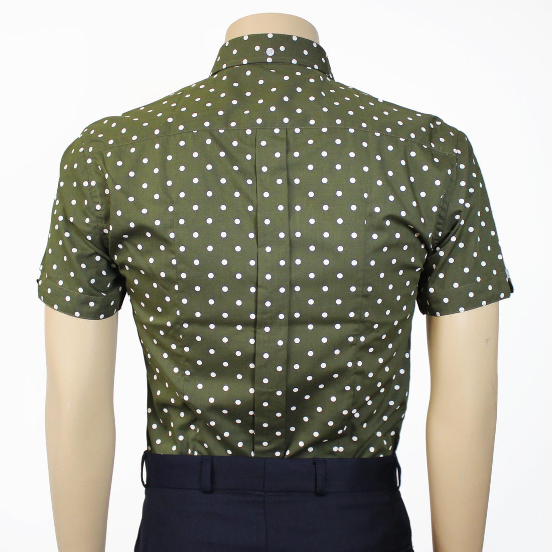 Olive Polka Dot S/S