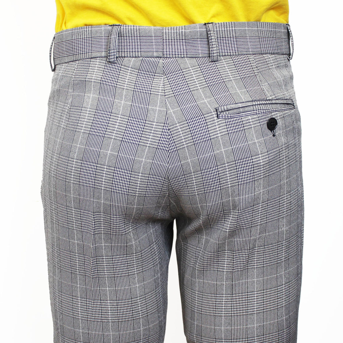 Sta Prest Trousers - Grey Prince of Wales