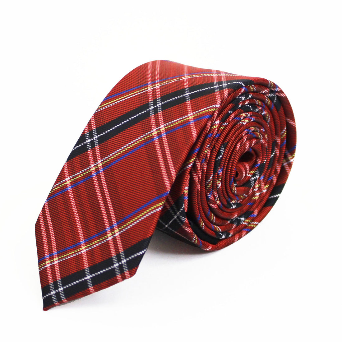 Knightsbridge Silk Tie - Red Tartan