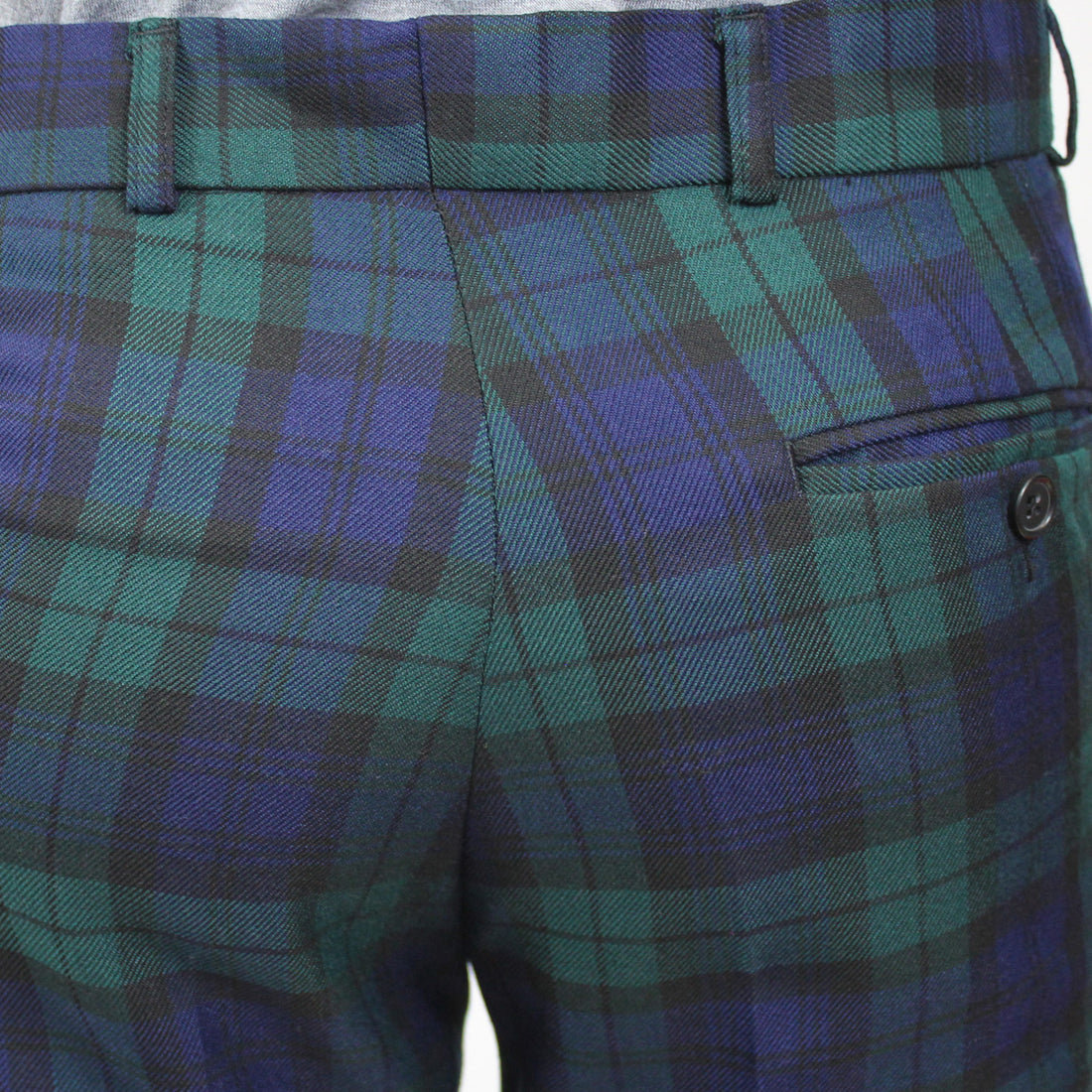 Sta Prest Trousers - Black Watch Tartan