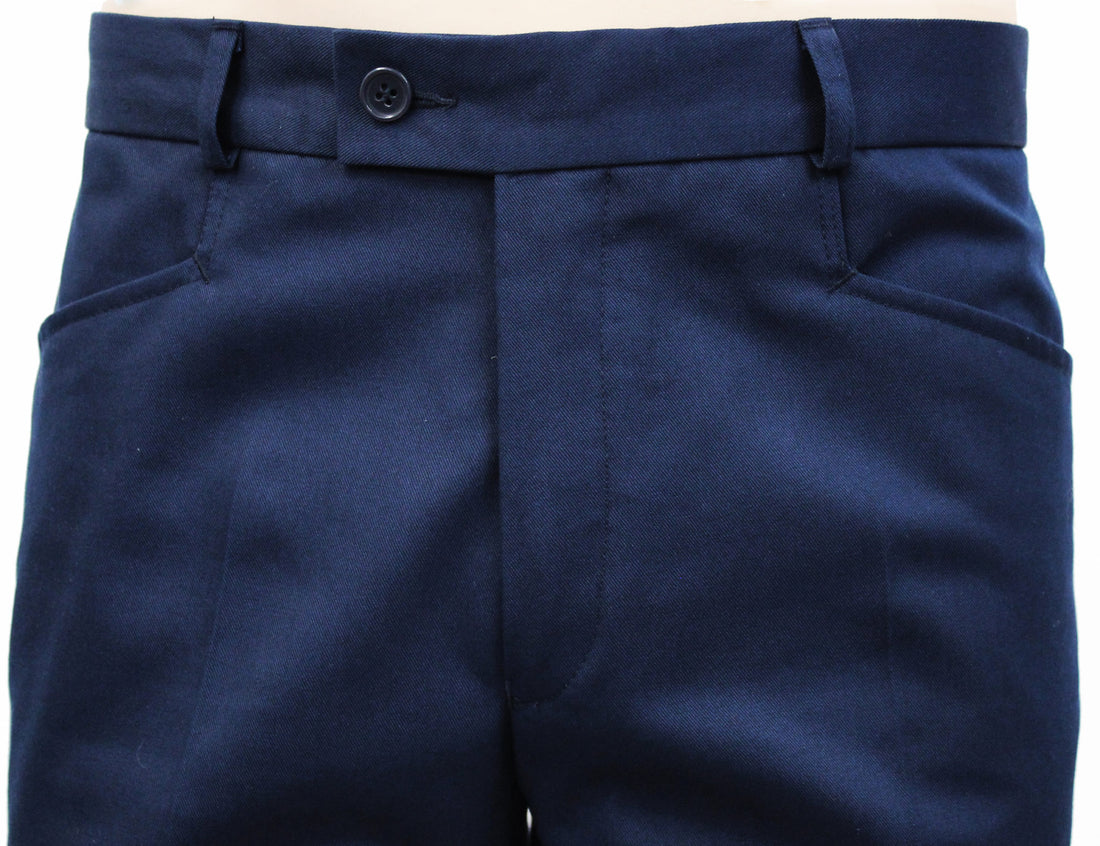 Sta Prest Trousers - Navy