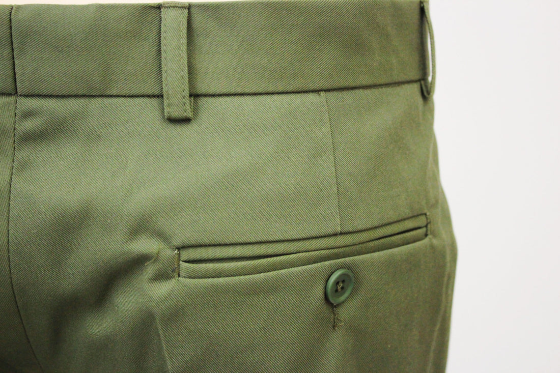 Sta Prest Trousers - Olive