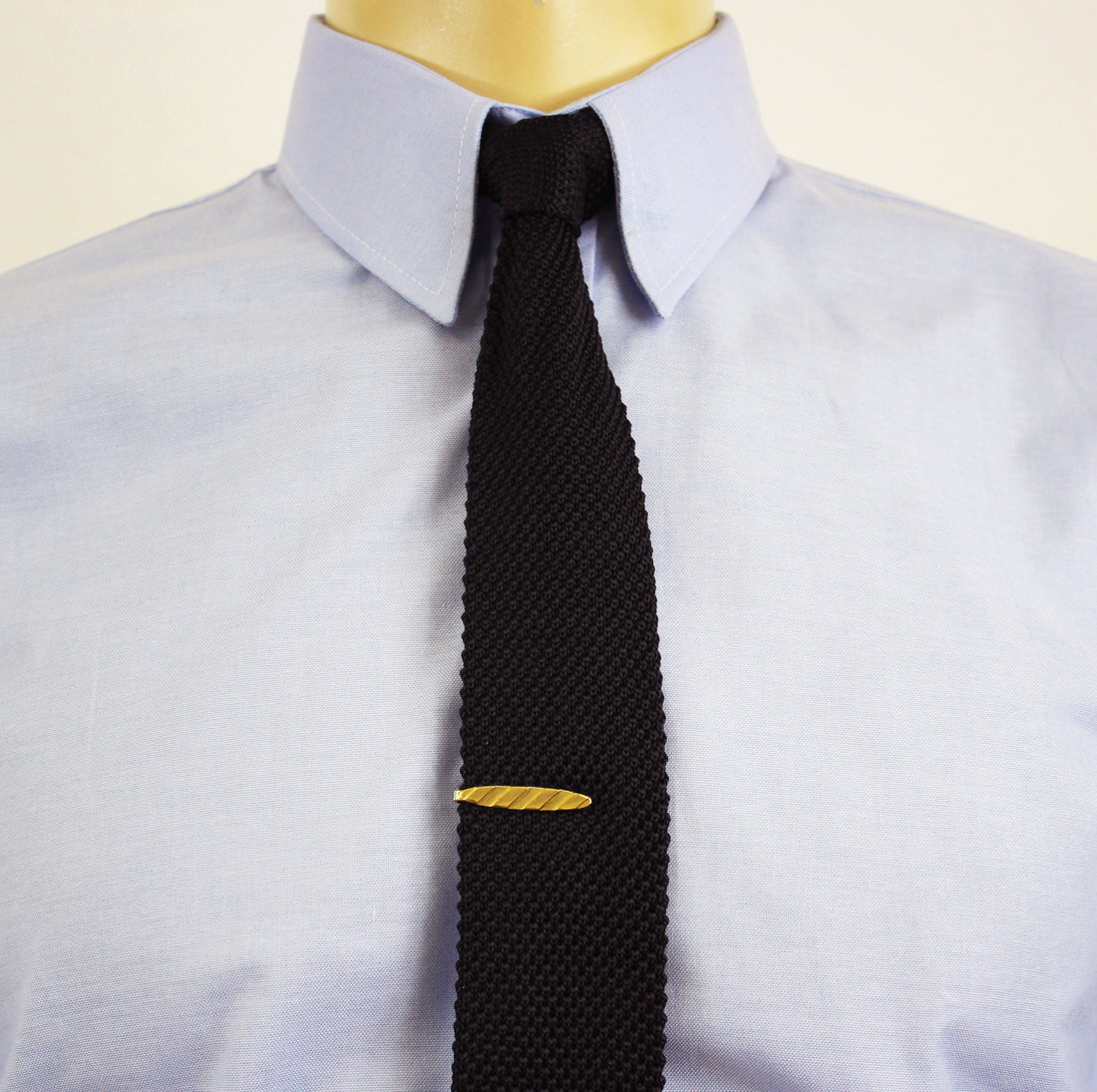 Tie Bar Striped - Gold