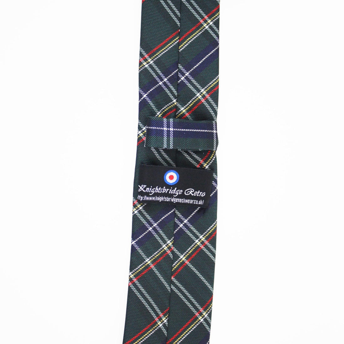 Knightsbridge Silk Tie - Green Tartan