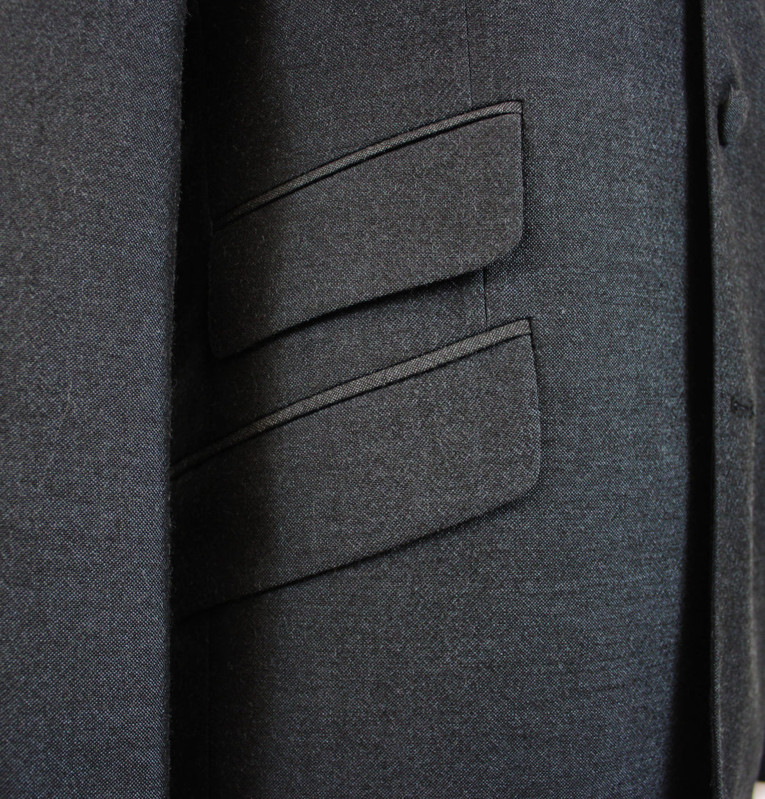 Three Button Suit -  Dark Green/Black Tonic