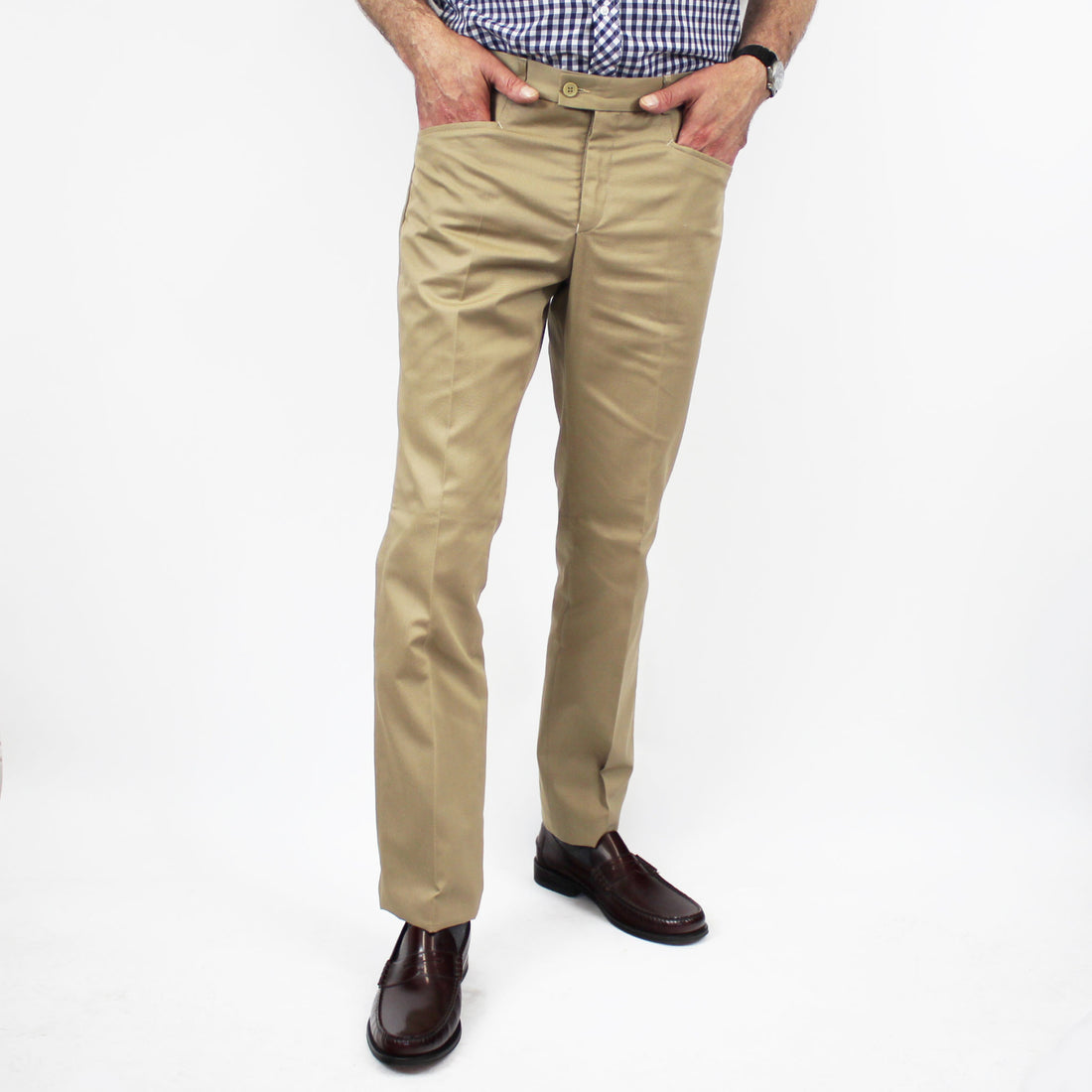 Sta Prest Trousers - Tan