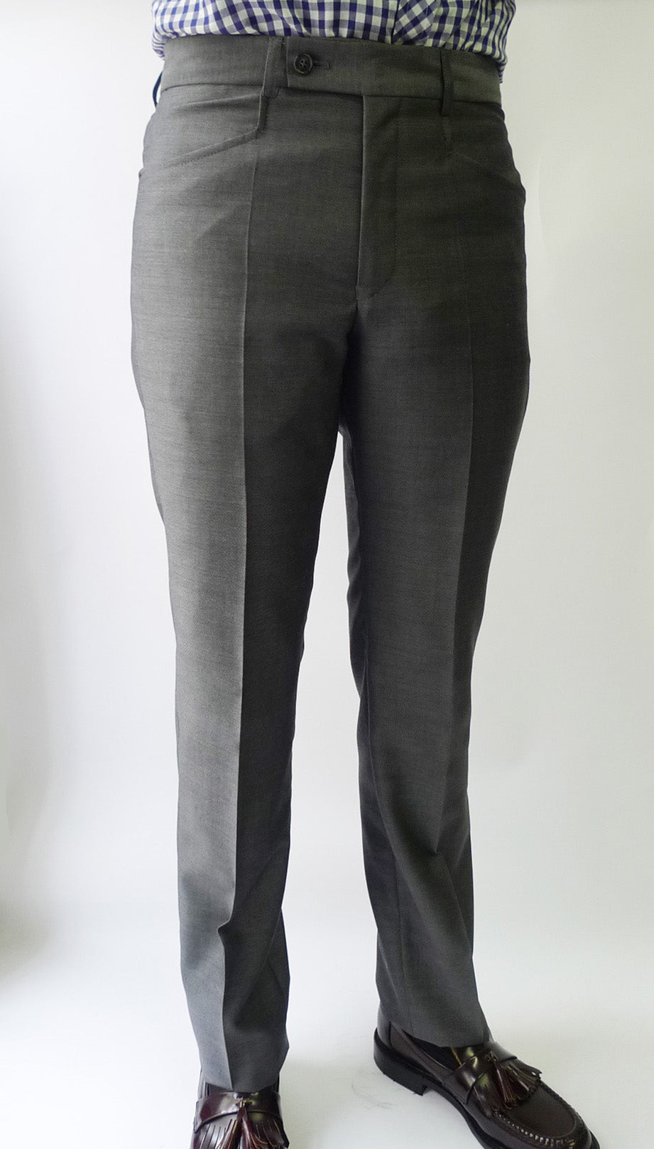 Three Button Suit - Grey 2 Ply Tonic